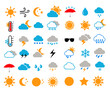 weather icons vector illustration