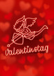 Valentine's Day  - card in German
