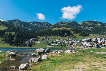 Wall Mural - lake in the mountain