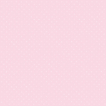 Pink Polka Dots Seamless Background