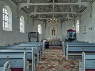 Wall Mural - Vantore church near Nysted on Lolland in rural Denmark