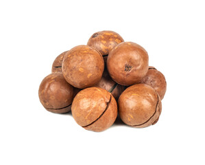 Wall Mural - Bunch of macadamia nuts