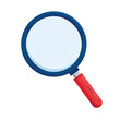 © Gstudio - magnifying glass searching tool icon vector illustration design