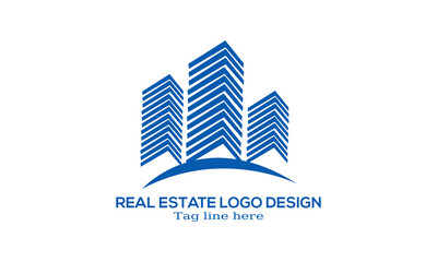 real estate logo desing concept. vector illustration.
