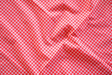 Wall Mural - crumble classic pink plaid fabric or tablecloth background