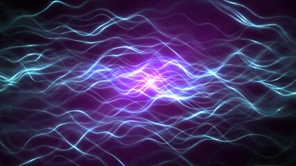 Canvas Print - abstract futuristic technology innovation wave curve overlay effect