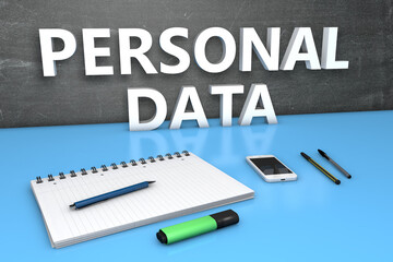 Wall Mural - Personal Data