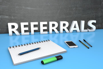 Wall Mural - Referrals