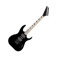 Sticker - black electric guitar string musical instrument