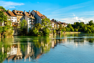 Poster - Laufenburg at the Rhine River in Switzerland