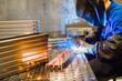 © nordroden - Working welder welds parts factory