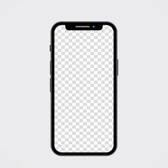 smartphone blank screen, phone mockup. template for infographics