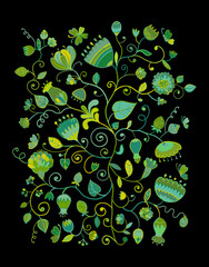 Poster - Floral background for your design