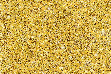 Wall Mural - gold glittery texture. vector glitter golden background