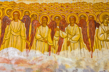 Wall Mural - Fresco in Zica monastery near Kraljevo, Serbia