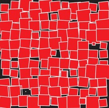 Red Square Pattern