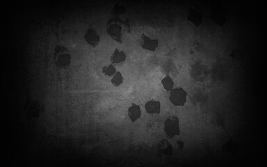 Old wall texture cement dark black gray  background abstract grey color design are light with white gradient background.