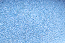 Blue Sand Texture Close Up.