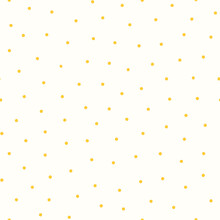 Seamless Pattern With Yellow Dots On A Light Background.