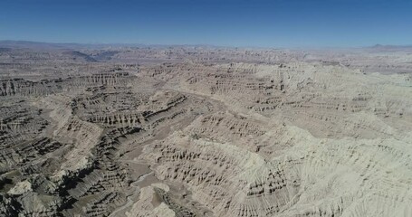 Wall Mural - Aerial photography of Zanda soil forest natural scenery. Zadar County, Tibet