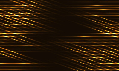 Wall Mural - Glowing futuristic lines in the dark space. Abstract futuristic technology art wallpaper. Vector light banner.