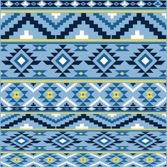 Poster - Illustration pattern ethnic design with colors and background for fashion design or other products