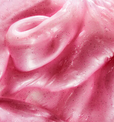 Textured background of pink slime