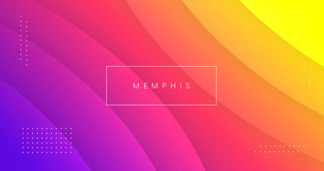 Poster - Abstract colorful gradient backgrounds. Trendy modern fluid posters collection  A4 size blurred color backdrop illustrations for brochure, banner, print, flayer, cover, placard.