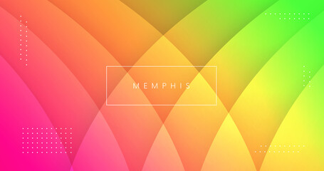 Poster - Abstract colorful geometric background vector design. Rainbow gradient backdrop. Cool pattern.