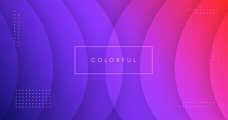 Poster - Minimal modern geometric gradient background. Abstract colorful backdrop vector design. Futuristic composition for Landing page, Web, Poster, Banner.