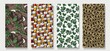 © Casoalfonso - Trendy seamless beer patterns. Set of brewing backgrounds for oktoberfest. Endless texture with hop and barrel for wallpaper