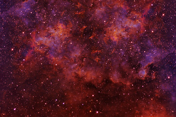 Wall Mural - beautiful colored space with stars. elements of this image were furnished by nasa.