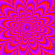 © Andrey Korshenkov - Scarlet flower. Red flower blossom. Optical expansion illusion.
