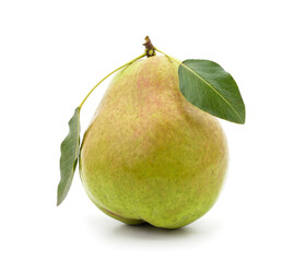 Poster - One green ripe pear.