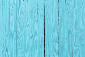 Wall Mural - blue painted wooden background