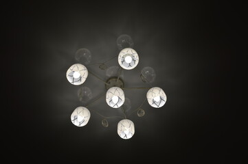 diamond on black background