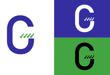 Letter G Logo Font Graphic Vector for Your Company Logo Or Icon. Simple Letter G design