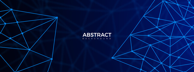 Wall Mural - modern geometric poly connected abstract background. poster, wallpaper, landing page. vector illustr
