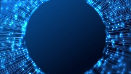 Wall Mural - dark cyber vortex effect logo holder
