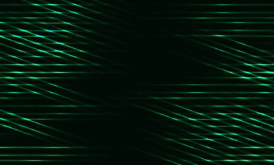 Wall Mural - Glowing futuristic lines in the dark space. Abstract futuristic technology art wallpaper. Vector light banner.