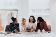 Women startup business meeting