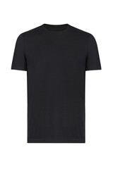 Blank black men's t-shirt. Front view