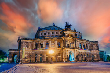 Wall Mural - Dresden Opera Theater