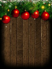 Poster - Christmas vintage background