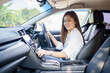 © PBXStudio - Asian woman smile and enjoy driving on vacation.