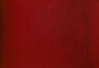 Wall Mural - close up detail of red fabric texture background. interior curtain fabric texture background. texture of fabric jean background