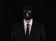 © serikbaib - portrait of an unknown in a black mask