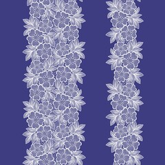 Wall Mural - seamless lace floral pattern