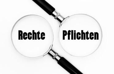 Poster - Rechte und Pflichten