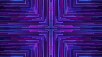 Wall Mural - futuristic stream of neon rays. particle trails background. communication and technology concept. se